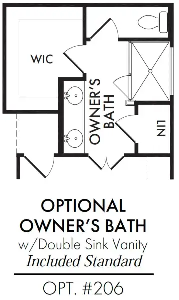 2nd Sink in Owners Bath