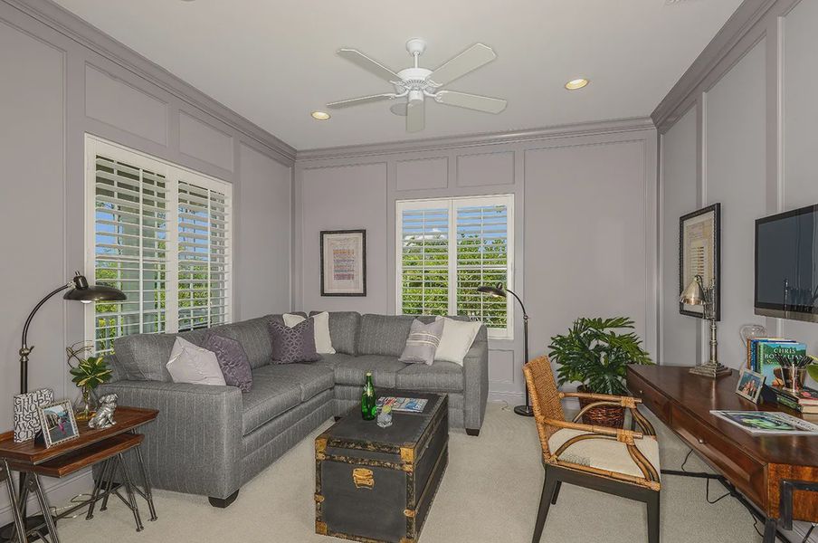 Representative furnished interior of a home built from the White Star by Neal Communities in SkySail, Naples (Image 6).