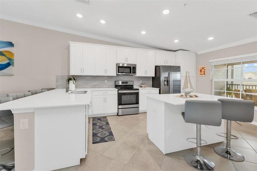 Furnished interior view inside a new home in , Punta Gorda (Image 9).
