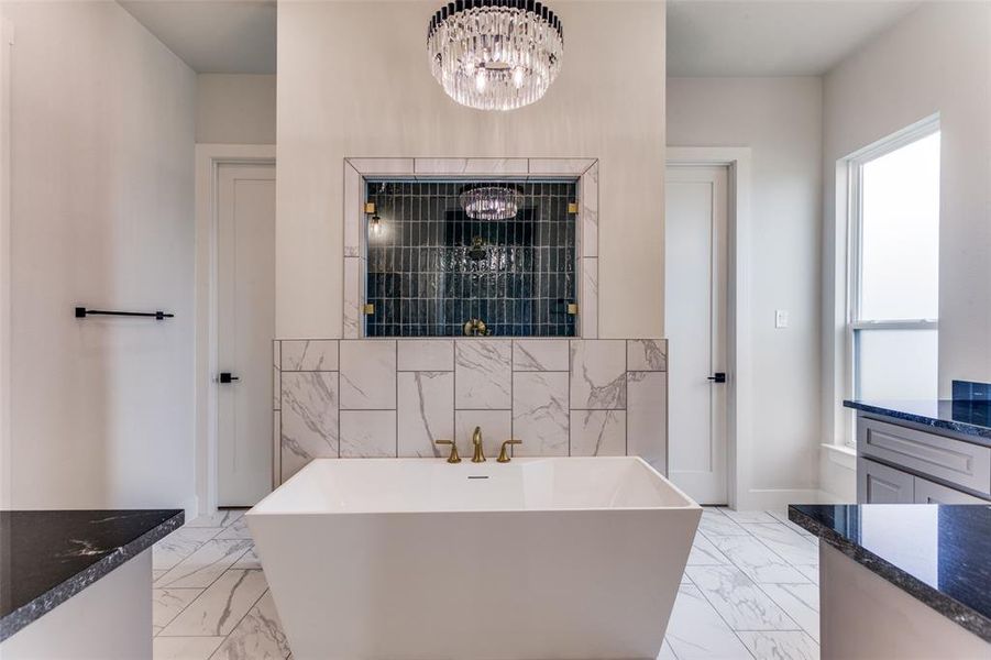 Furnished interior view inside a new home in , Aledo (Image 6).