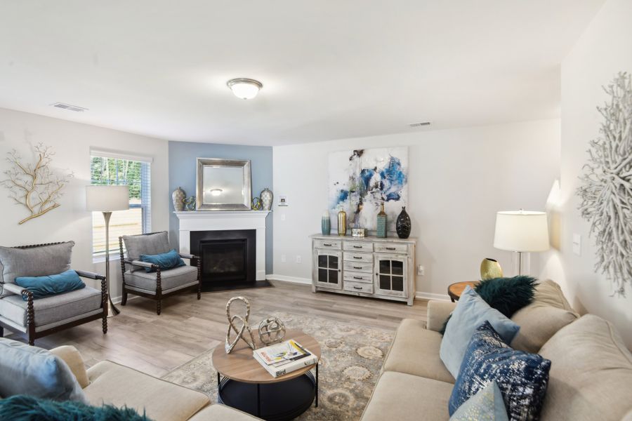 Representative furnished interior of a home built from the Benjamin by Great Southern Homes in Canopy Of Oaks, Sumter (Image 7).