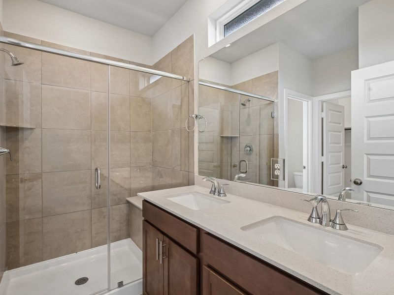 Furnished interior view inside a new home in Parkway Commons - City Series, Missouri City (Image 9).