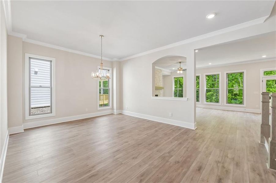 Spacious, unfurnished interior of a new home in Waterhaven, Cumming (Image 31).