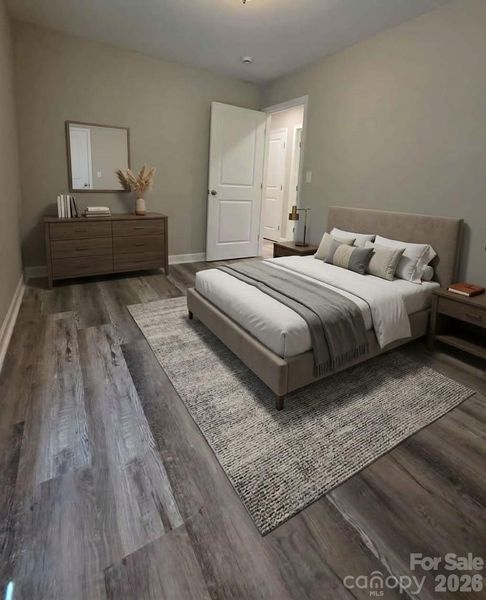 Virtually Staged Photo of Additional Bedroom