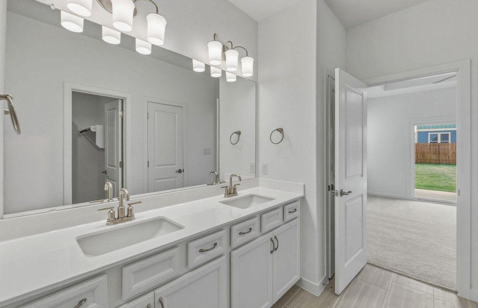 Furnished interior view inside a new home in Santa Rita Ranch, Liberty Hill (Image 8).