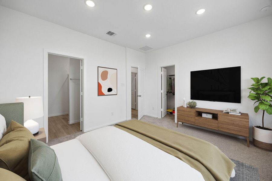 Furnished interior view inside a new home in Stokesbury, Waller (Image 6).