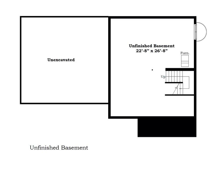 2D floor plan layout for the The Hartwell by Norfolk Homes in Individual Homes - Jackson County, Jackson, MI (Image 7).