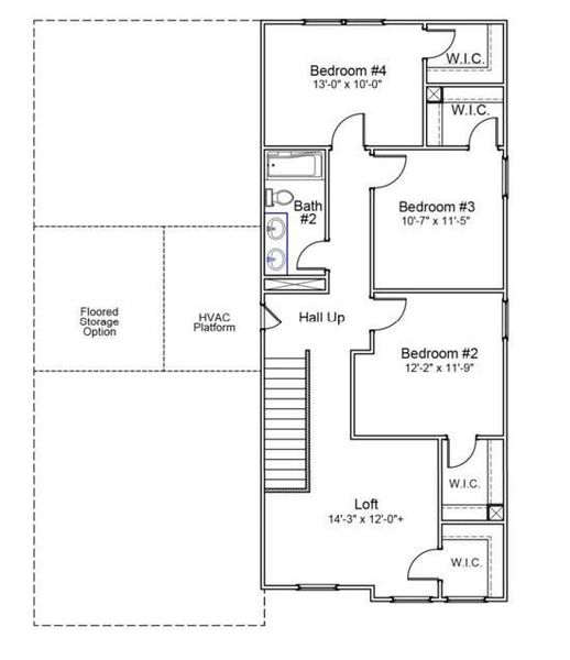 2D floor plan layout of this home in Piper Creek, Newton, NC (Image 4). 2D floor plan layout of this home in Piper Creek, Newton, NC (Image 4).