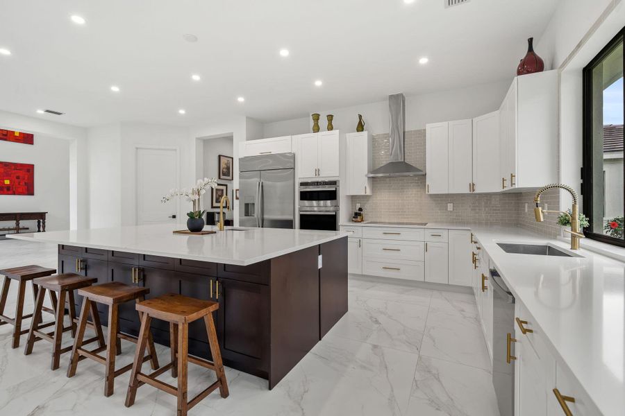 Furnished interior view inside a new home in , Palm Beach Gardens (Image 39).