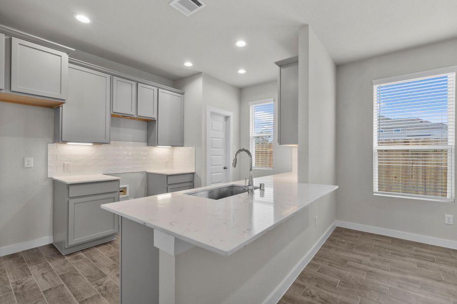 Furnished interior view inside a new home in Cypresswood Landing, Humble (Image 7).