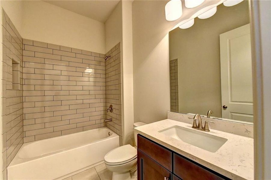 Furnished interior view inside a new home in Bellmoore Park, Duluth (Image 33).
