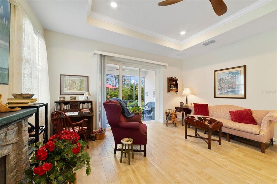 Furnished interior view inside a new home in Del Webb Sunbridge, St. Cloud (Image 16).