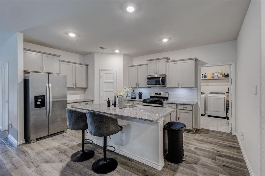Furnished interior view inside a new home in , Aubrey (Image 36). Furnished interior view inside a new home in , Aubrey (Image 36).