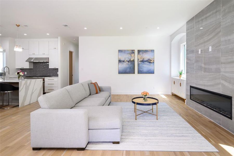Furnished interior view inside a new home in , University Park (Image 4).