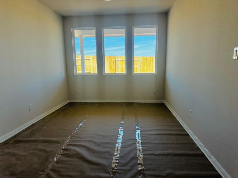 In-progress construction of a new home in Patterson Ranch, Georgetown, TX (Image 17).