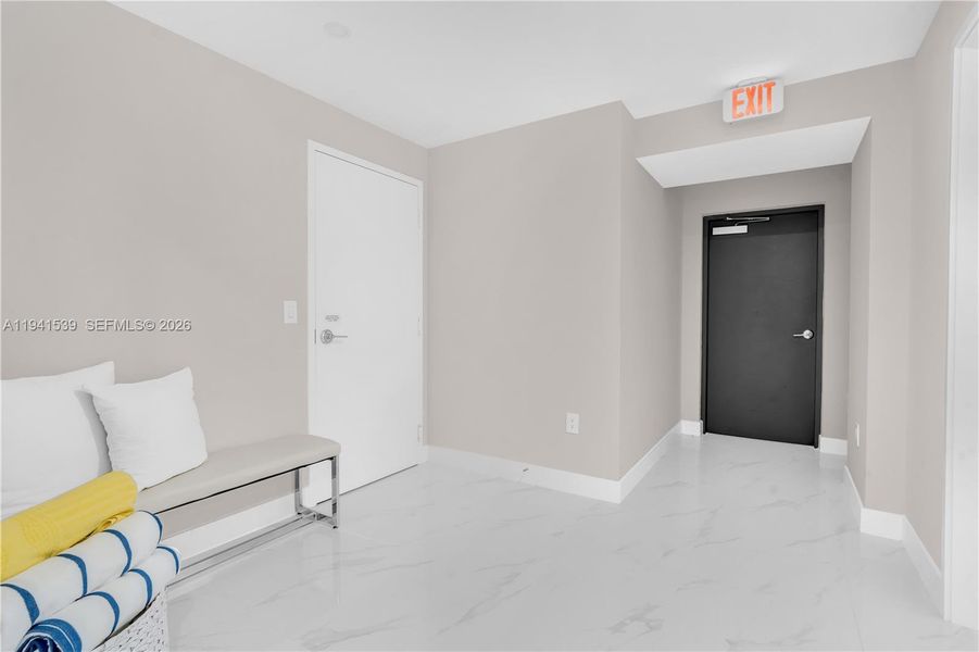 Staff Suite with separate entry from Formal Entry with EXIT to exterior catwalk Staff Suite with separate entry from Formal Entry with EXIT to exterior catwalk