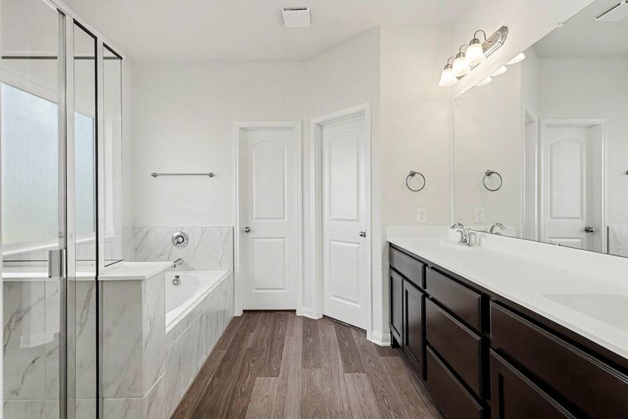 Furnished interior view inside a new home in Clear View Estates, Willis (Image 6).