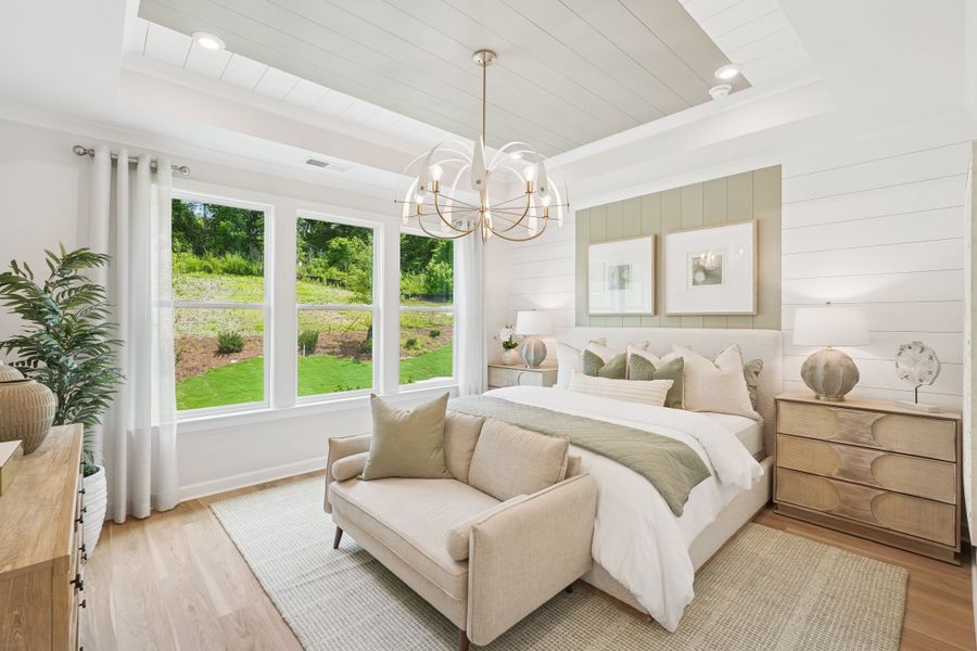 Representative furnished interior of a home built from the Oak Haven by Tri Pointe Homes in Altis At Serenity, Fuquay Varina (Image 17).