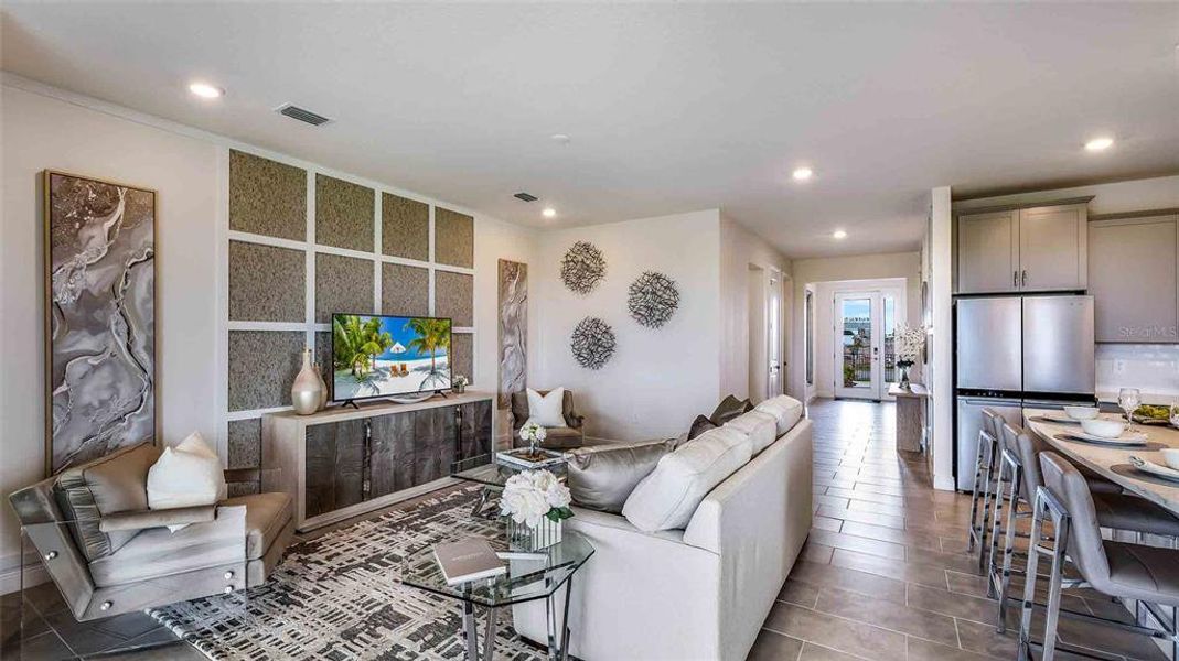 Furnished interior view inside a new home in Star Farms at Lakewood Ranch, Lakewood Ranch (Image 12).