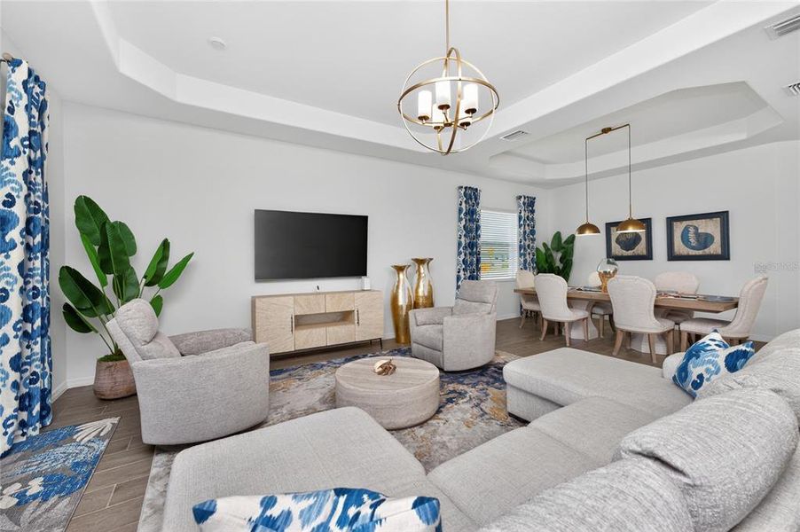 Furnished interior view inside a new home in , Punta Gorda (Image 7).