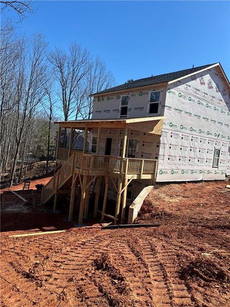 In-progress construction of a new home in , Braselton, GA (Image 13).