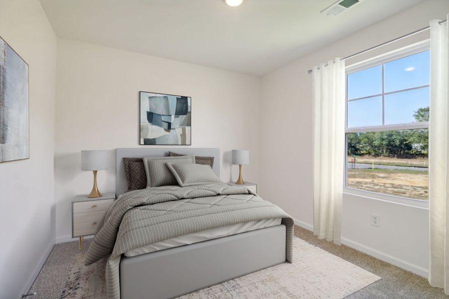 Representative furnished interior of a home built from the Meadowbrook by Great Southern Homes in Canopy Of Oaks, Sumter (Image 12).