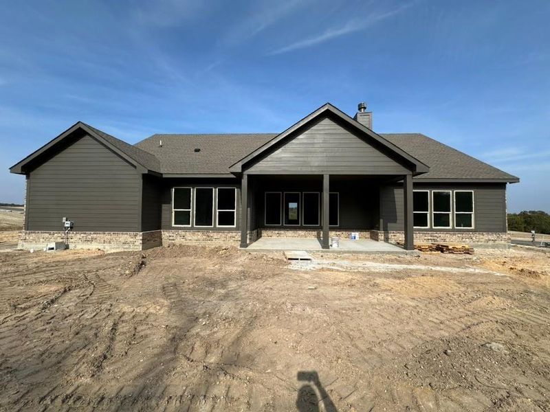 In-progress construction of a new home in Eagle Ridge Estates, Weatherford, TX (Image 4). In-progress construction of a new home in Eagle Ridge Estates, Weatherford, TX (Image 4).