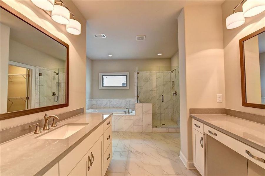Furnished interior view inside a new home in Bellmoore Park, Duluth (Image 14).