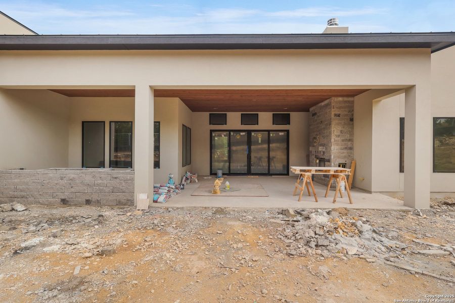 In-progress construction of a new home in , San Antonio, TX (Image 18).