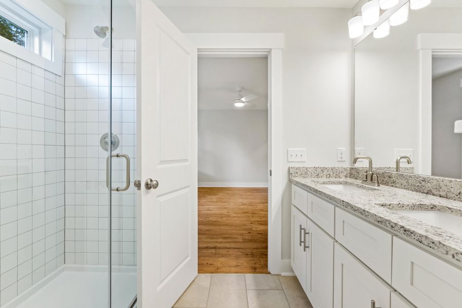 Furnished interior view inside a new home in , Charleston (Image 14).