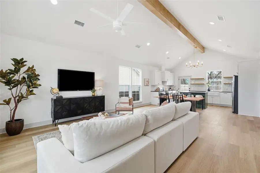 Furnished interior view inside a new home in , Waco (Image 5). Furnished interior view inside a new home in , Waco (Image 5).