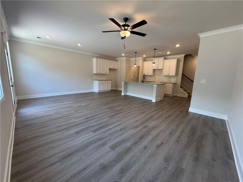 Spacious, unfurnished interior of a new home in The Towns at Auburn Station East, Auburn (Image 13).