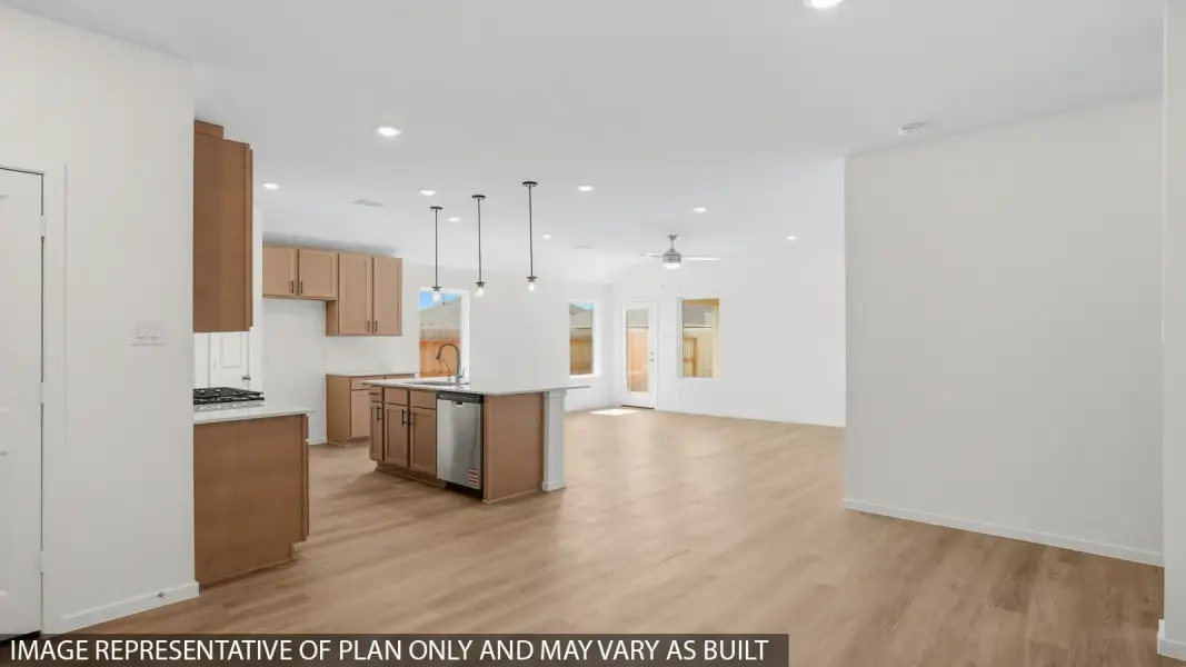 Furnished interior view inside a new home in Rushing Waters, Katy (Image 5).