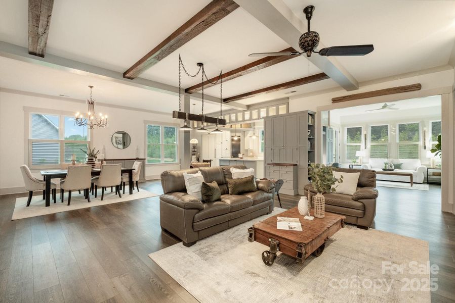 Open floor plan makes entertaining seamless. This home offers great gathering spaces Open floor plan makes entertaining seamless. This home offers great gathering spaces