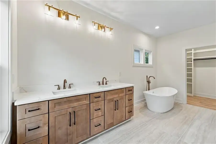 Furnished interior view inside a new home in , Atlanta (Image 11).
