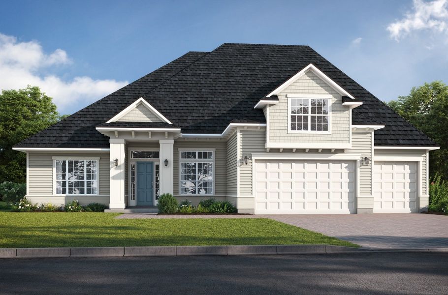 Representative exterior photo of a completed home built from the Fitzgerald Bonus by SEDA New Homes in Sandy Bluff, Yulee, FL (Image 4).