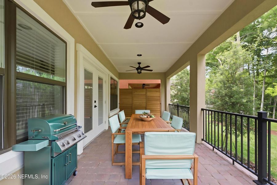Exterior details and patio area of a home in , Jacksonville (Image 4). Exterior details and patio area of a home in , Jacksonville (Image 4).