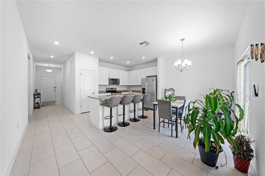 Furnished interior view inside a new home in Cypress Park Estates, Haines City (Image 14).