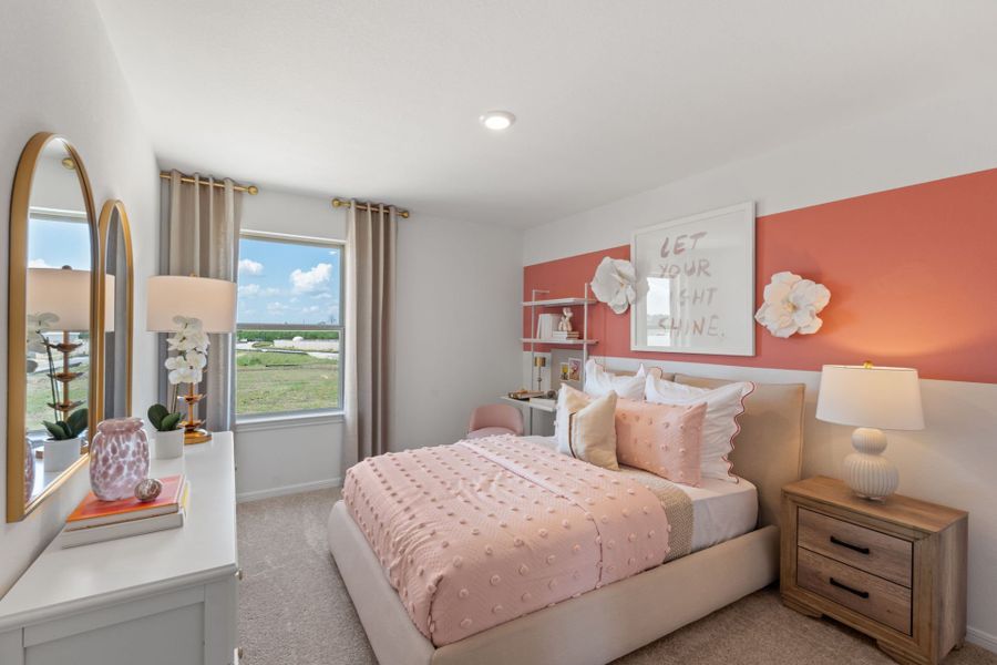Furnished interior view inside a new home in Patterson Ranch, Georgetown (Image 8).
