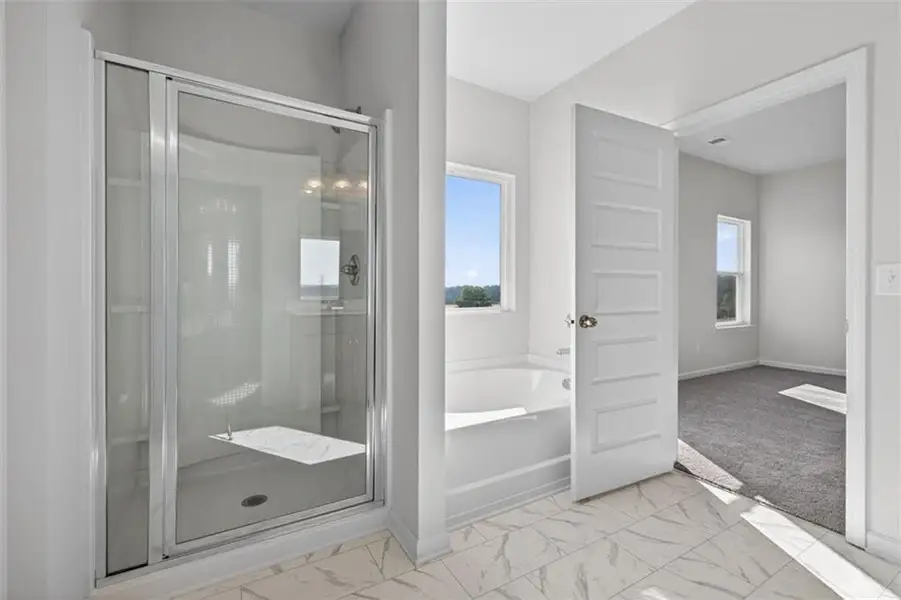 Furnished interior view inside a new home in Townes At The Stiles, Cartersville (Image 8).