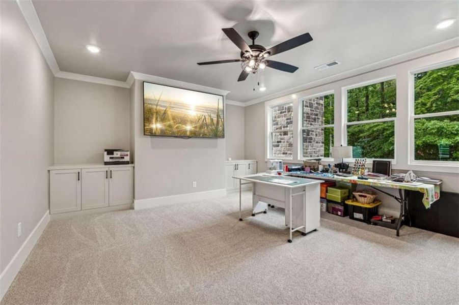 Furnished interior view inside a new home in , Gainesville (Image 62).