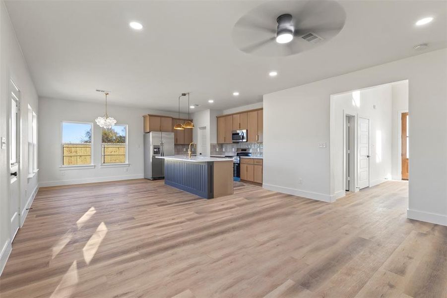 Furnished interior view inside a new home in , Dallas (Image 16).