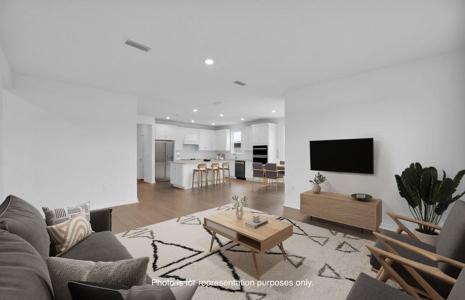 Furnished interior view inside a new home in Hyland Trail, Green Cove Springs (Image 7).