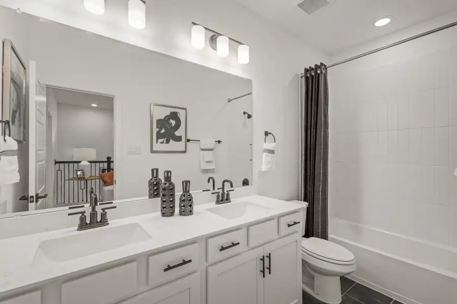 Furnished interior view inside a new home in Waterbend, Euless (Image 10).