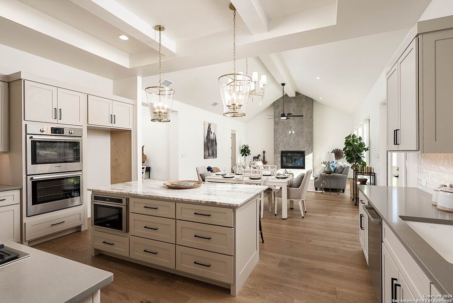 Furnished interior view inside a new home in , San Antonio (Image 8). Furnished interior view inside a new home in , San Antonio (Image 8).
