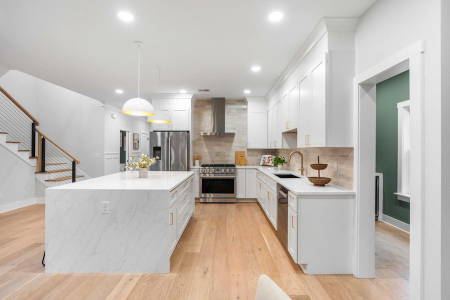Furnished interior view inside a new home in , Charleston (Image 7).