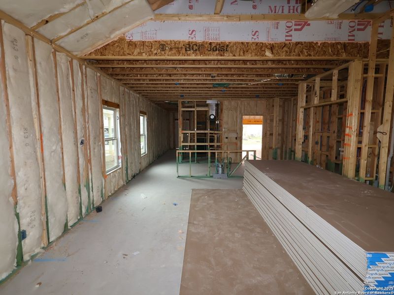 In-progress construction of a new home in Winding Brook, San Antonio, TX (Image 35).