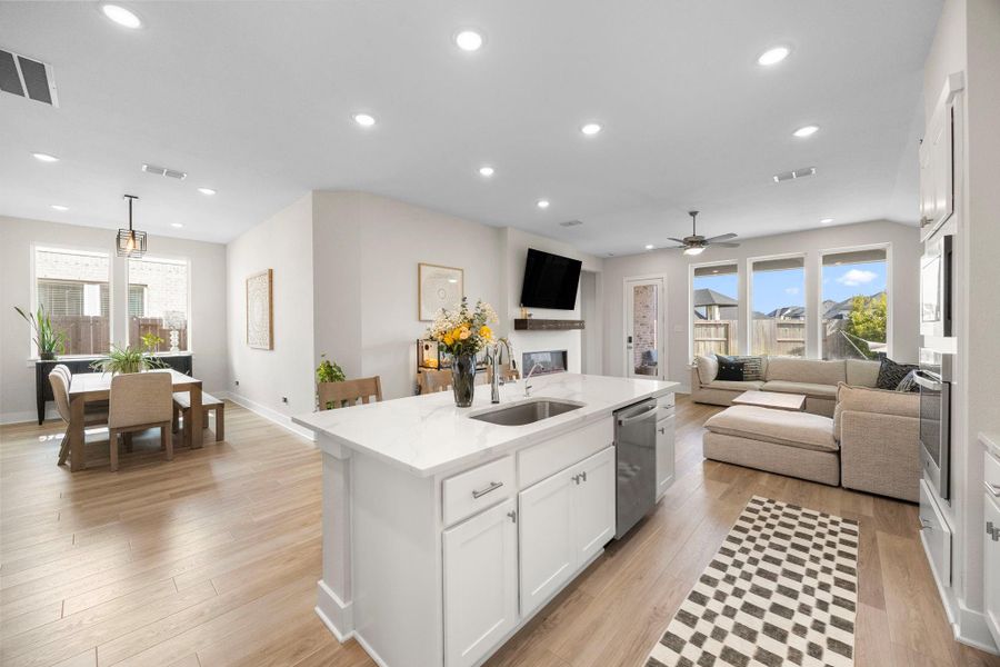 Furnished interior view inside a new home in , Fulshear (Image 13).