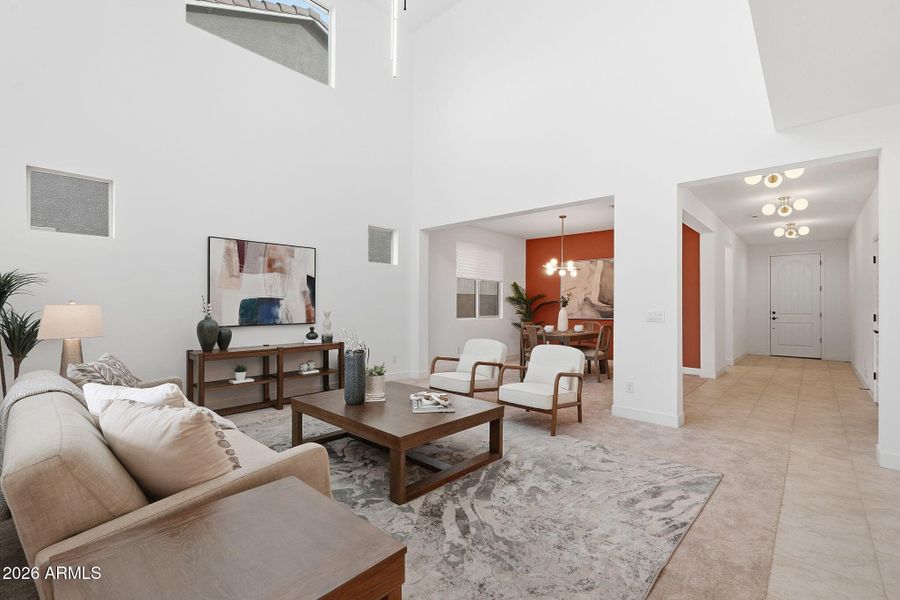 Living Room - Spacious & Open!