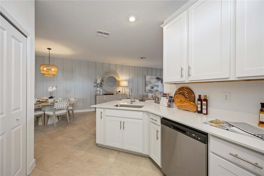 Furnished interior view inside a new home in , Englewood (Image 18).